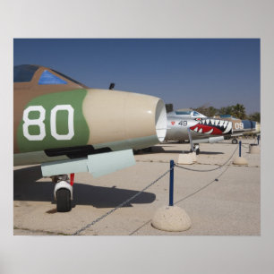 Póster French-built Mystere fighter