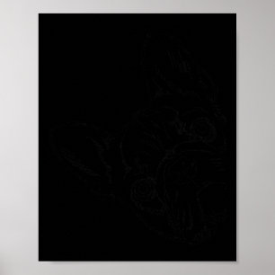 Poster Frenchie Dog French Buldog