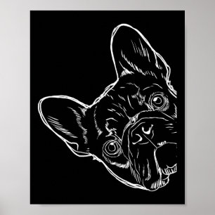 Poster Frenchie Dog French Buldogue 1