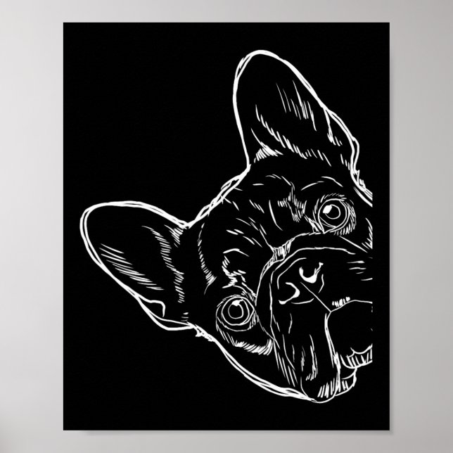 Poster Frenchie Dog French Buldogue 1 (Frente)