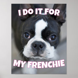 Poster Frenchie French Bulldog Dog Mom Dad Pet Lovers
