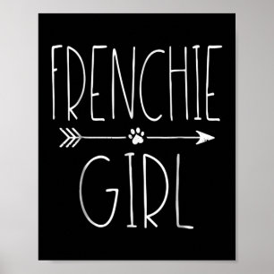 Poster Frenchie Girl T I Love My French Buldog Dog Mãe
