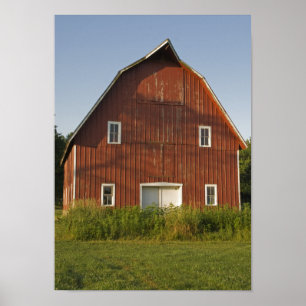 Póster Frente de Barn Vermelho