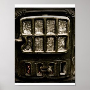 Póster Frente de Estoque de Ferro Antigo