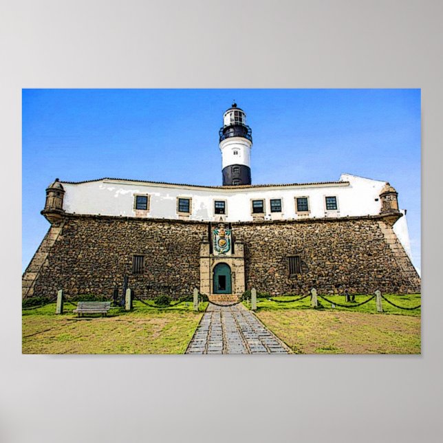 Poster FRENTE DO FAROL DA BARRA - Salvador Ba (Frente)