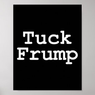 Poster Frente do Tubo de Camisa Anti-Trump T