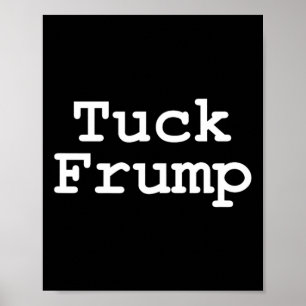 Poster Frente do Tubo de Camisa Anti-Trump T