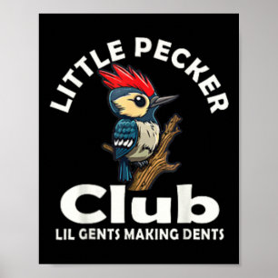 Poster Frente E Trás Do Clube Pecker