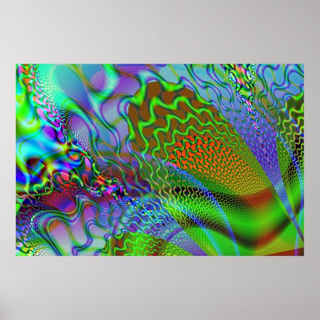 Póster "Frequências ressonantes e cérebro humano" (Frente)