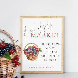 Poster Fresco do mercado Adivinha quantos Chás de panela