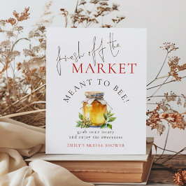 Poster Fresco do mercado significa ser a favor do Chá de 