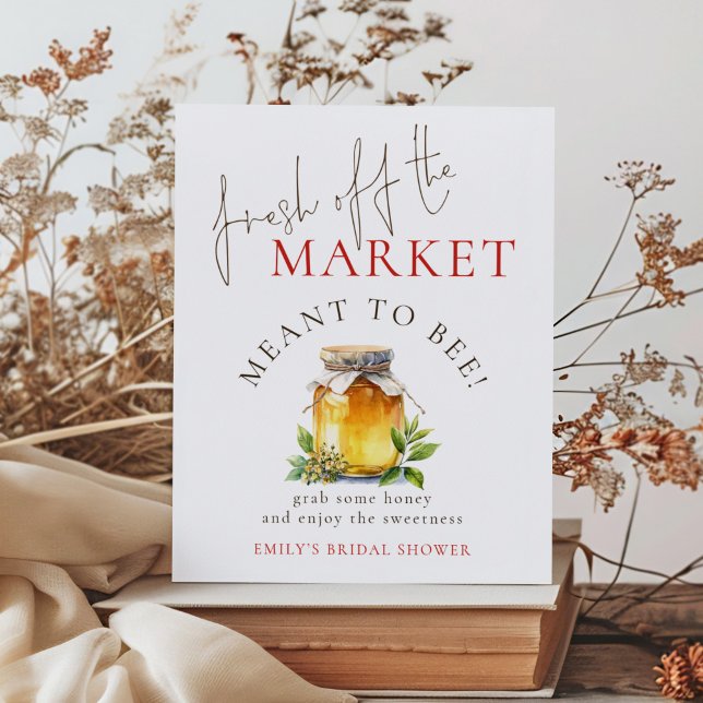 Poster Fresco do mercado significa ser a favor do Chá de  (Criador carregado)