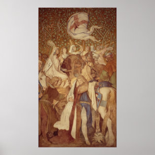 Poster Fresco, Elisabeth-Galerie, castelo de Wartburg