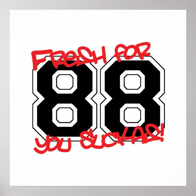 Póster Fresco para 1988 (Frente)
