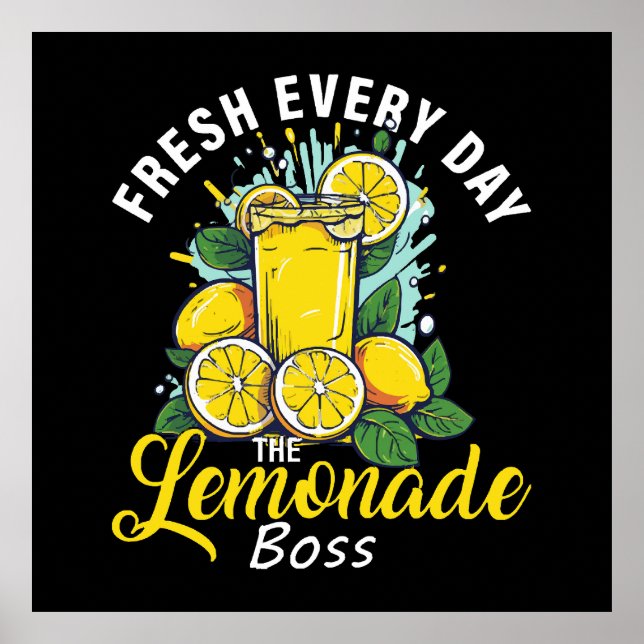 Poster Fresco Todos os Dias O Chefe da Limonada (Frente)