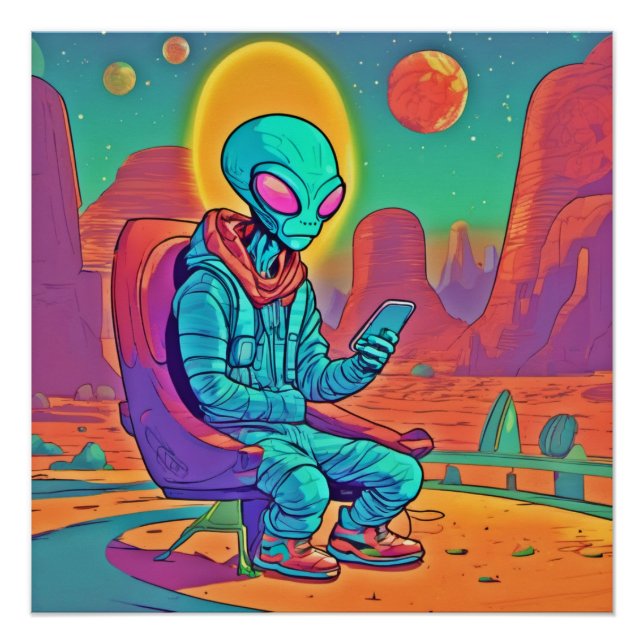 Póster Frescor Alien Desencadeado (Frente)