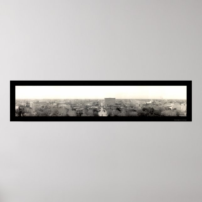 Poster Fresno, CA Foto 1915 (Frente)