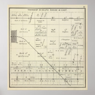 Póster Fresno County, Califórnia