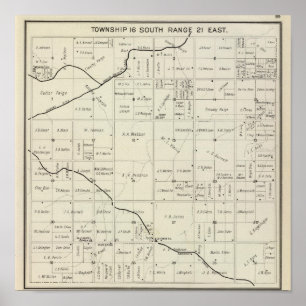 Póster Fresno County, Califórnia 12