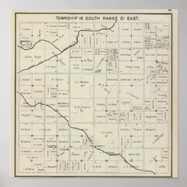 Póster Fresno County, Califórnia 12 (Frente)