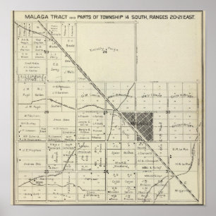 Póster Fresno County, Califórnia 16