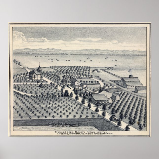 Póster Fresno County, Califórnia 20 (Frente)