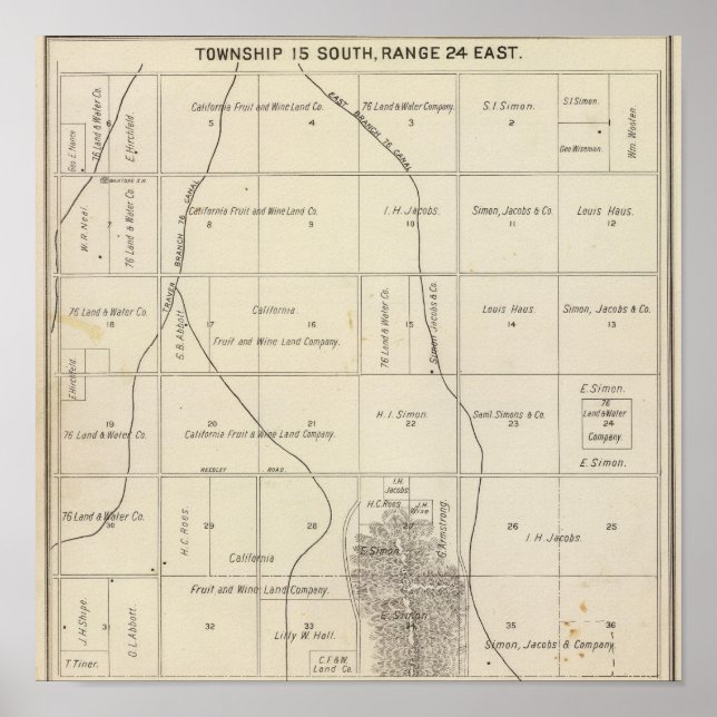 Póster Fresno County, Califórnia 23 (Frente)