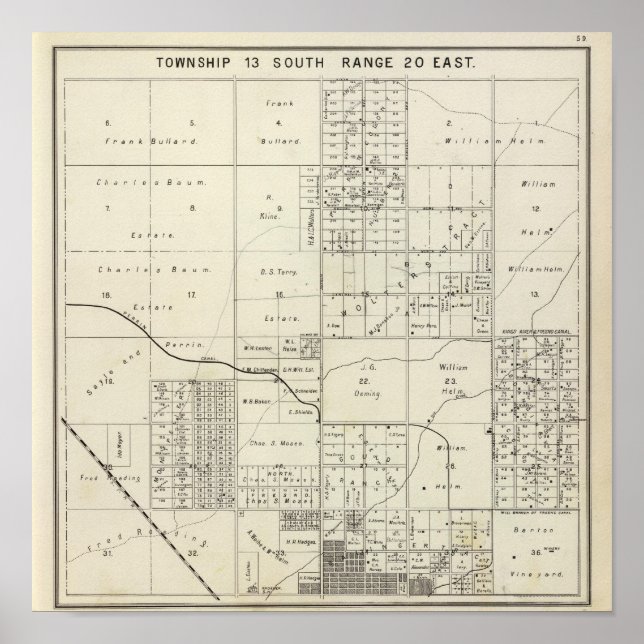 Póster Fresno County, Califórnia 24 (Frente)