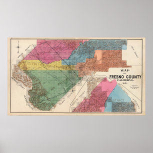 Poster Fresno County, Califórnia 30