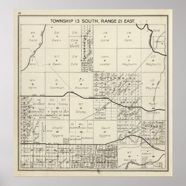 Póster Fresno County, Califórnia 4 (Frente)