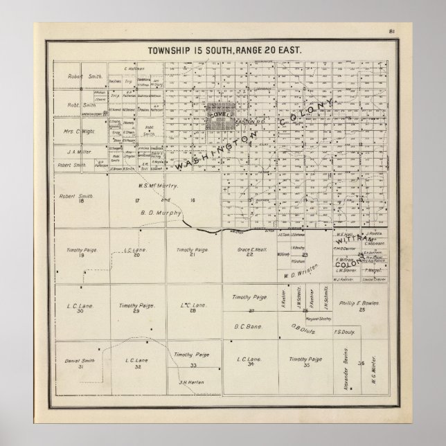 Póster Fresno County, Califórnia 6 (Frente)