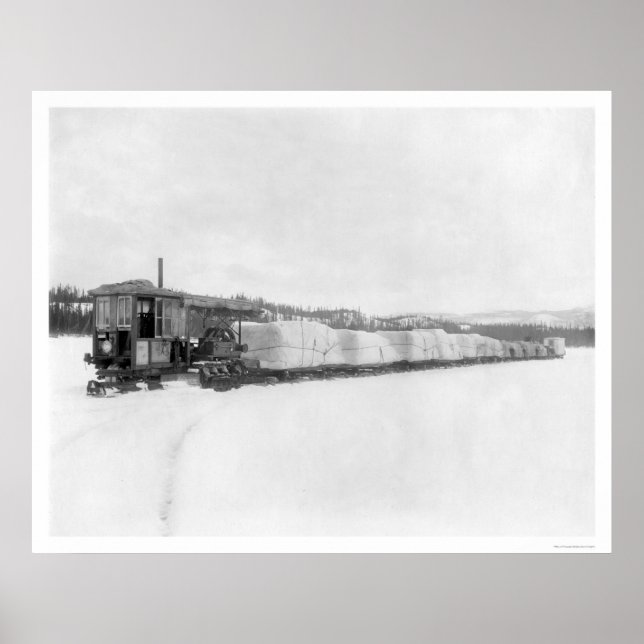 Póster Frete Caterillar Yukon 1924 (Frente)
