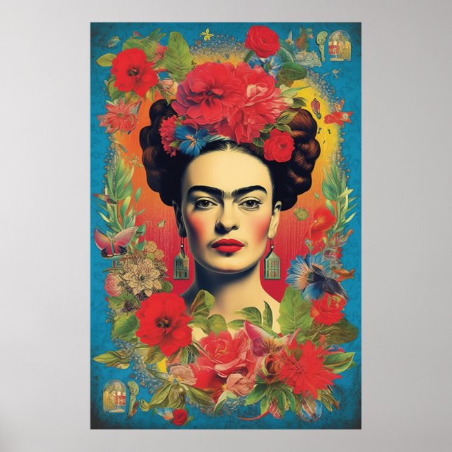 Poster Frida Kahlo, (Frente)