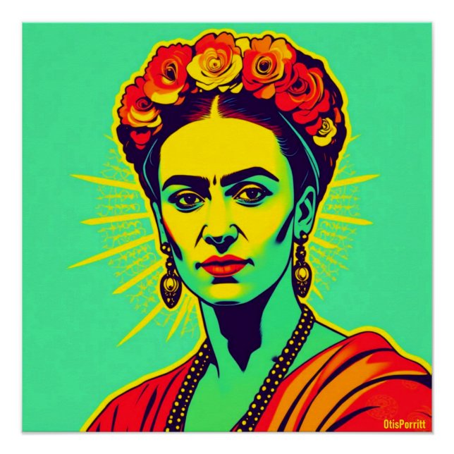 Póster Frida Kahlo-7 (Frente)