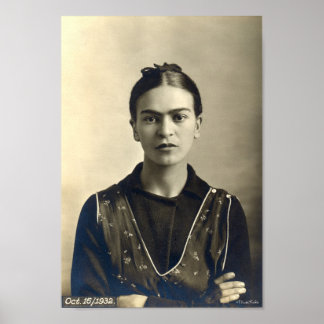 Poster Frida Kahlo Arms Crossed