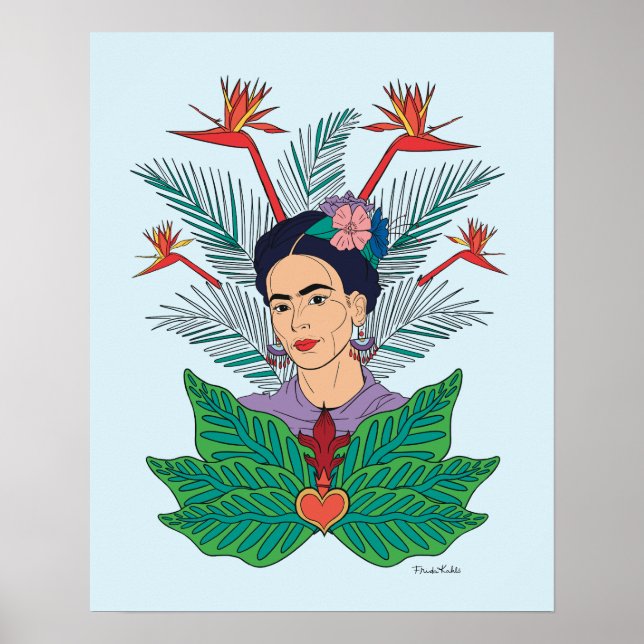 Poster Frida Kahlo | Aves do paraíso (Frente)