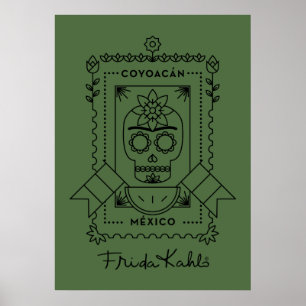 Póster Frida Kahlo   Coyoacán