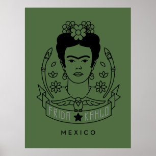 Poster Frida Kahlo   Heroína