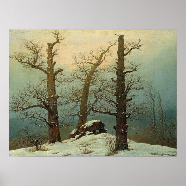 Poster Friedrich - Cairn Em Neve (Frente)