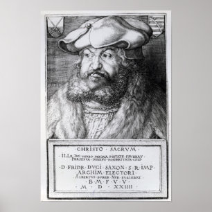 Póster Friedrich III, eleitor de Saxony