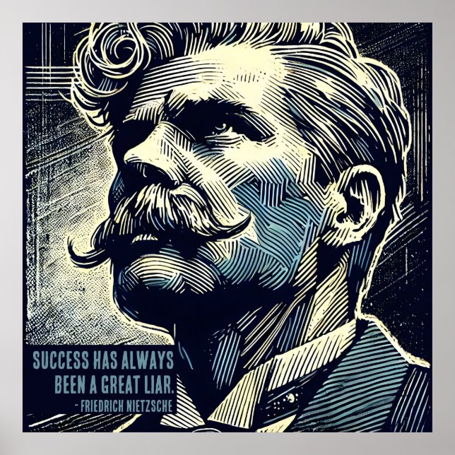 Poster Friedrich Nietzsche (Frente)