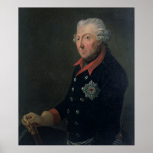 Póster Friedrich o excelente que veste o uniforme