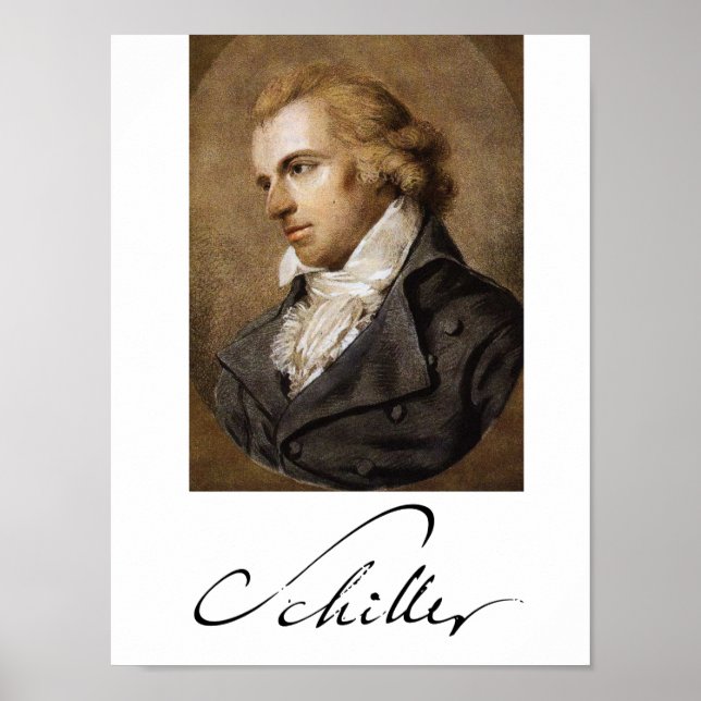 Poster Friedrich Schiller (Frente)