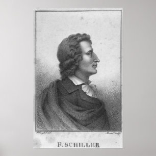 Poster Friedrich Schiller gravou por Massol