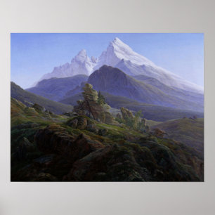 Poster Friedrich - Watzmann (-25) 1824