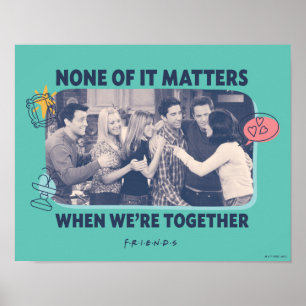Poster FRIENDS™   Abraço em Grupo