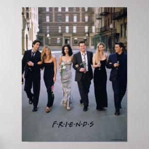 Poster FRIENDS™   Casais com Roupas Formais