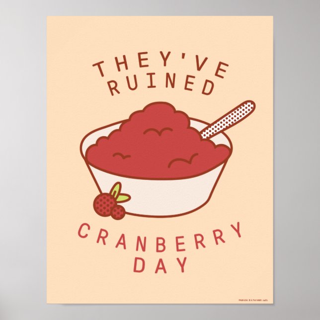 Poster FRIENDS™ | Eles Arruinaram o Dia do Cranberry (Frente)