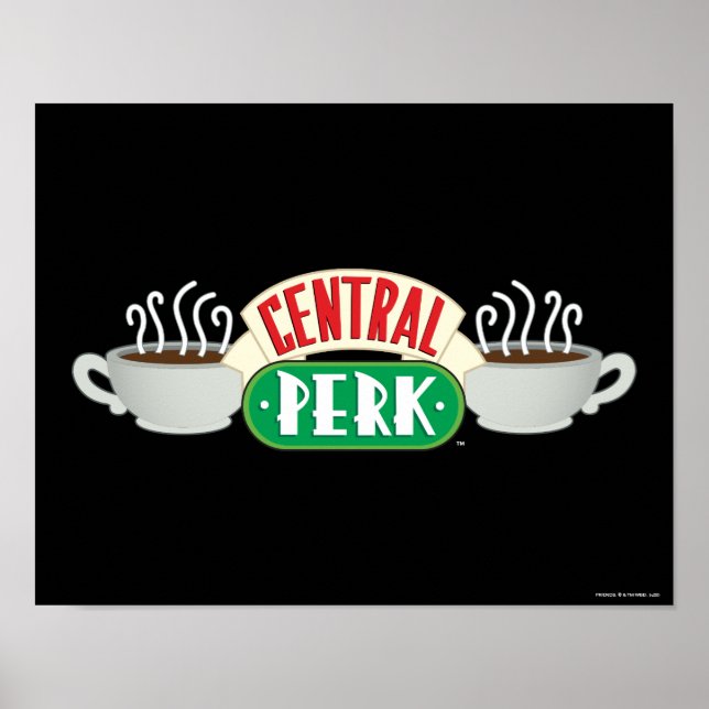 Poster FRIENDS™ | Logotipo do Central Perk (Frente)
