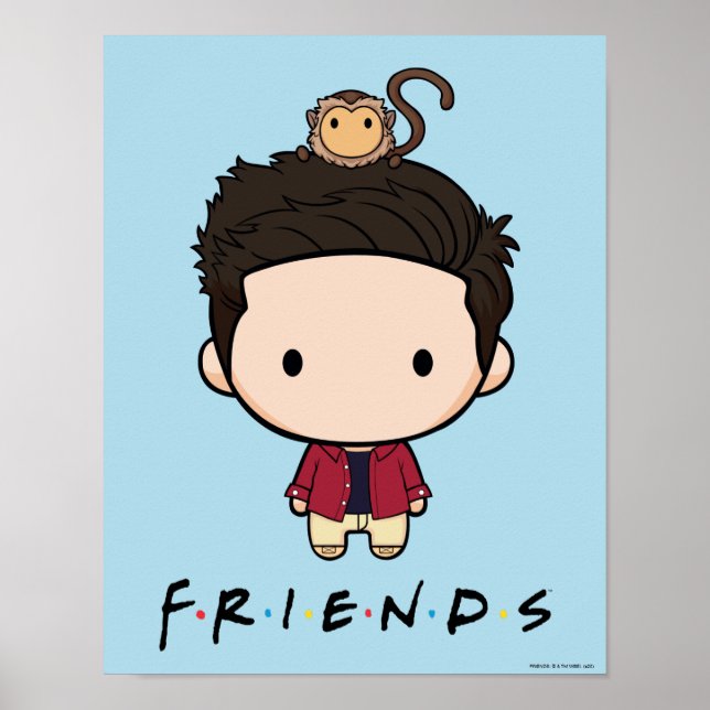 Poster FRIENDS™ | Ross Chibi (Frente)